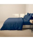 Housse de couette en Satin de Coton Julia bleue