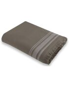 Fouta éponge Faro vert  - 100x180 cm