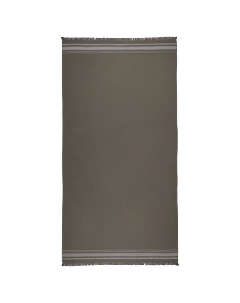 Fouta éponge Faro vert  - 100x180 cm