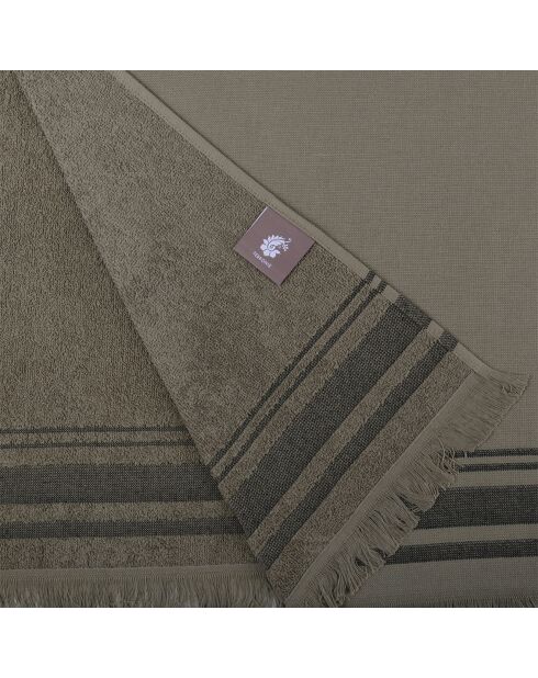 Fouta in spugna verde Faro - 180x200 cm