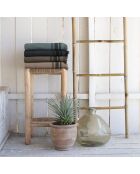 Fouta in spugna verde Faro - 180x200 cm