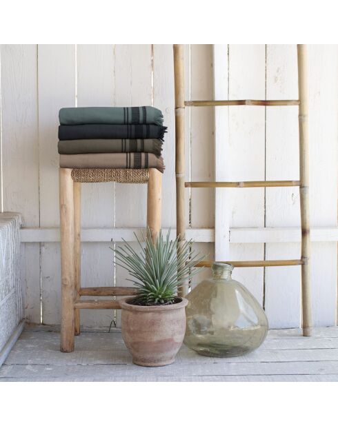 Fouta in spugna verde Faro - 180x200 cm