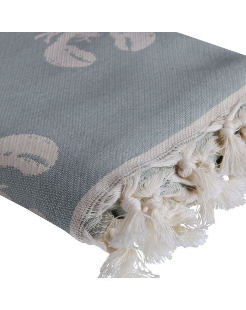 Wendbarer Fouta-Hummer, grünes Wasser, 100 x 200 cm
