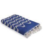 Cabana wendbare Fouta blau - 100x200 cm
