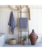 Cabana wendbare Fouta blau - 100x200 cm