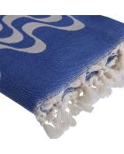 Cabana wendbare Fouta blau - 100x200 cm