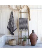 Cabana wendbare Fouta blau - 100x200 cm