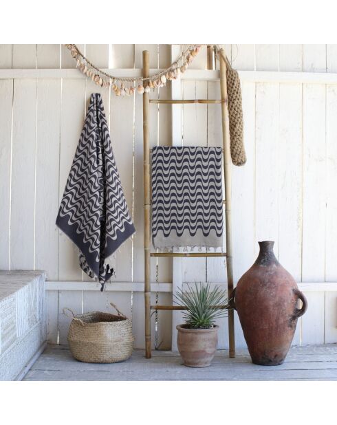 Cabana wendbare Fouta blau - 100x200 cm