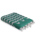 Cabana wendbare Fouta grün - 100x200 cm