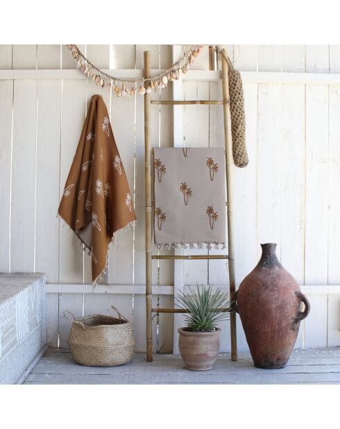 Omkeerbare gele fouta-palmboom - 100x200 cm