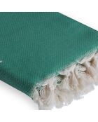 Wendbare grüne Fouta-Palme - 100x200 cm