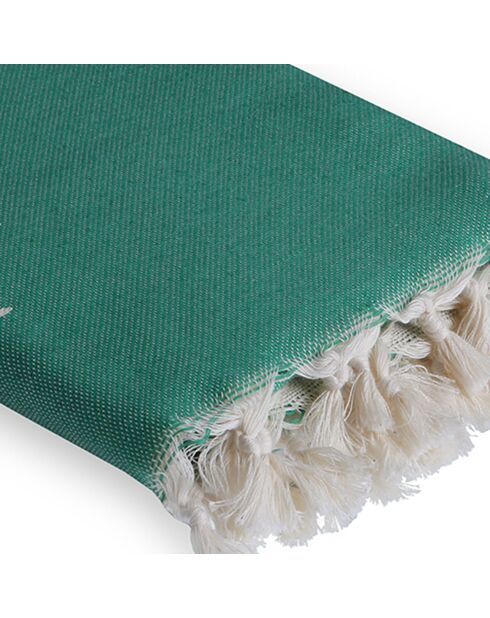 Wendbare grüne Fouta-Palme - 100x200 cm