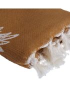 Omkeerbare fouta-gele ananas - 100x200 cm