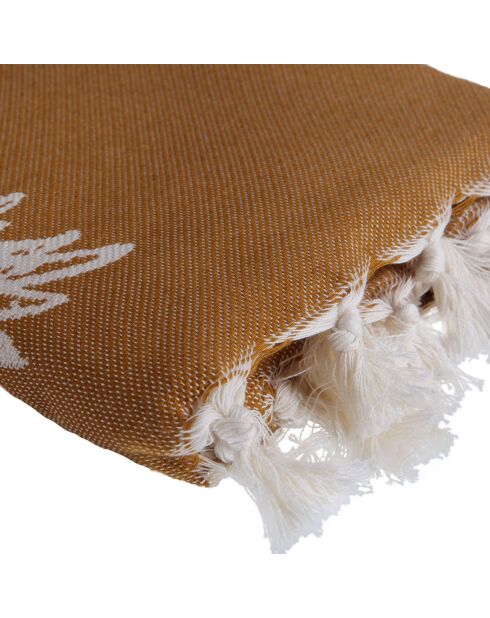 Wendbare Fouta gelbe Ananas - 100x200 cm