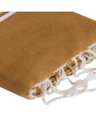 Fouta traditionnelle St Tropez jaune - 100x200 cm