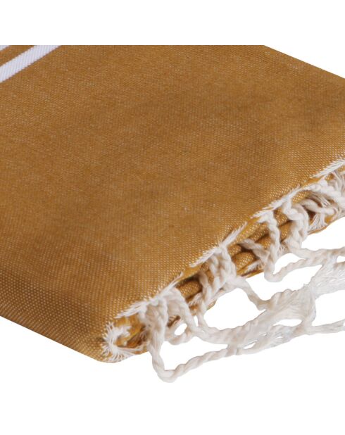 St Tropez traditionelle Fouta gelb - 100x200 cm