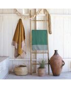 Fouta Ibiza Bienenwabe gelb - 100x200 cm