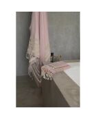 Hamptons 3-delige roze badfoutas - 100x200 cm