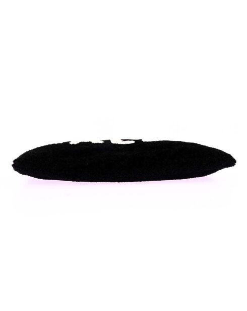Pochette en Fausse Fourrure noire - Neuf avec étiquette - 34x1 cm