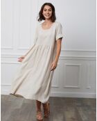 Robe 100% Lin Jimbo beige