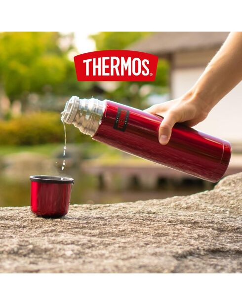 Bouteille Isotherme FBB rouge - 1L
