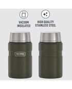 Porte-aliments isotherme King vert army - 0.71L