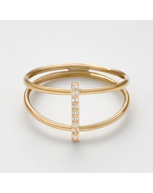 Anello Anna in oro giallo