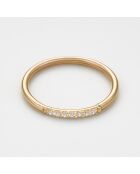 Bague Amber or jaune