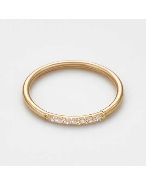 Bague Amber or jaune