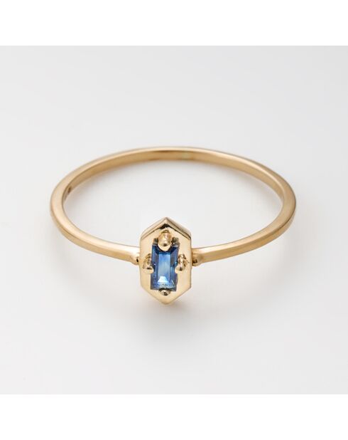 Bague Gayle Saphir or jaune
