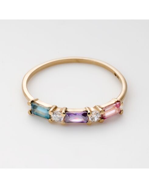 Bague Hazel Pierres Semi Précieuses or jaune