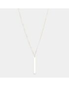 Collier Bar or jaune