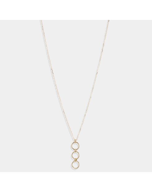 Collier Sylvia or jaune