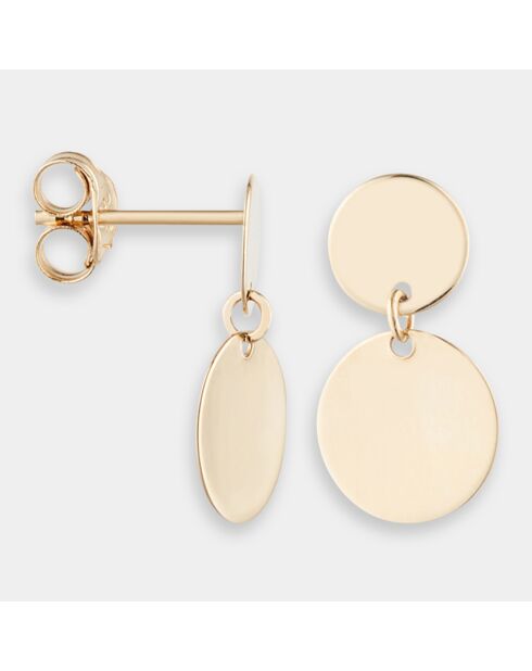 Boucles d'oreilles Demure or jaune