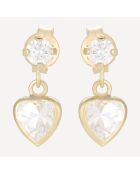Boucles d'oreilles Raconteur or jaune