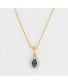 Pendentif Sintra Saphir or jaune