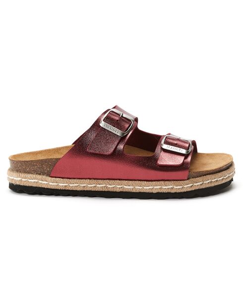 Mules Ana bordeaux