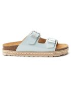 Mules Ana bleu ciel