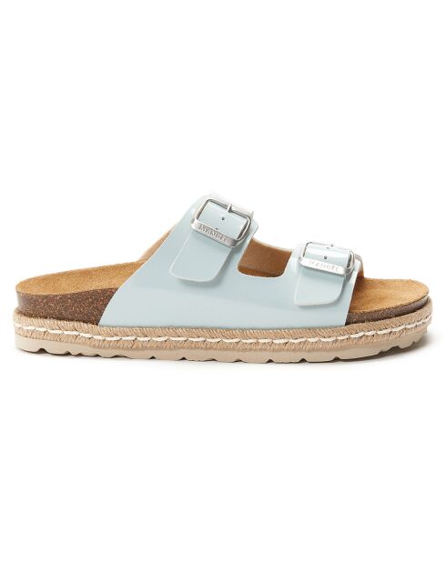 Mules Ana bleu ciel