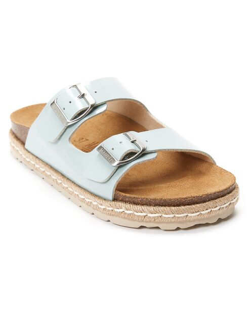 Mules Ana bleu ciel