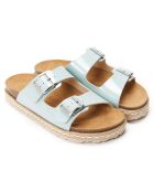 Mules Ana bleu ciel