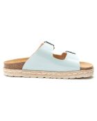 Mules Ana bleu ciel