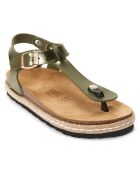 Sandales Leon vertes