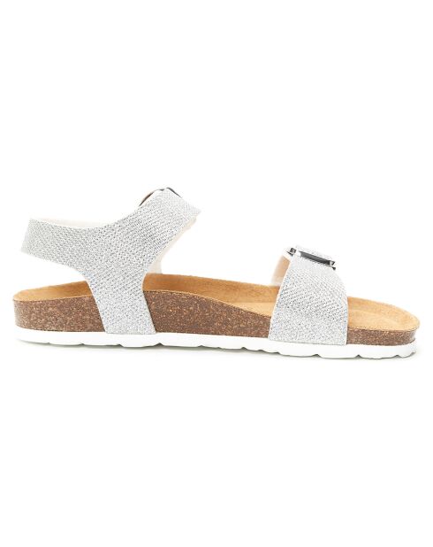 Zilveren sandalen van Ines