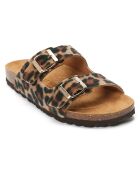 Mules Alberto leopard