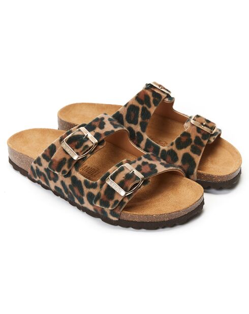 Mules Alberto leopard