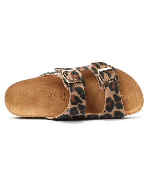 Mules Alberto leopard
