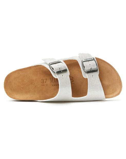 Mules Alberto blanches