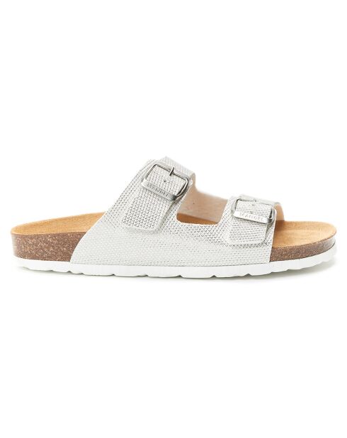 Mules Alberto blanches