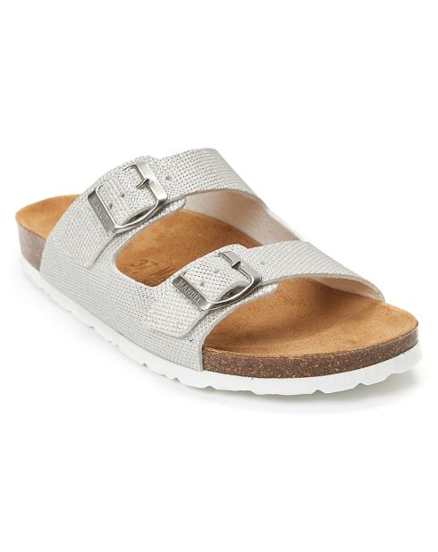 Mules Alberto blanches